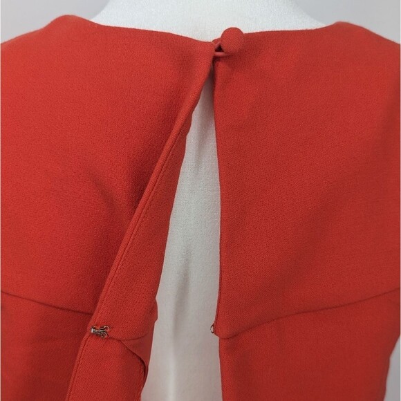 Eliza J Nordstrom Red Crepe Popover Sleeveless Mini Dress Size 8 NWT - Picture 8 of 12